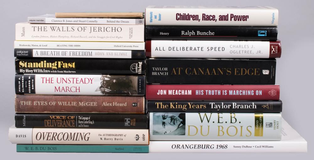 GROUP OF BOOKS ON THE CIVIL RIGHTS