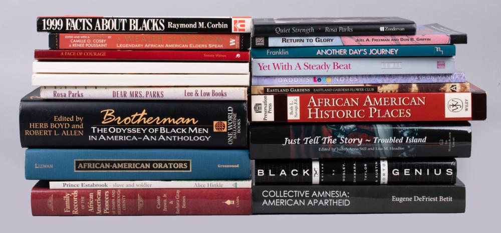 GROUP OF BOOKS ON AFRICAN AMERICAN