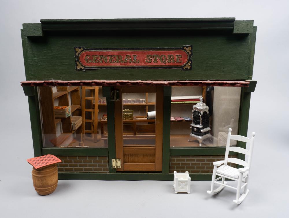 MODEL OF A COUNTRY STORE, ASSEMBLED