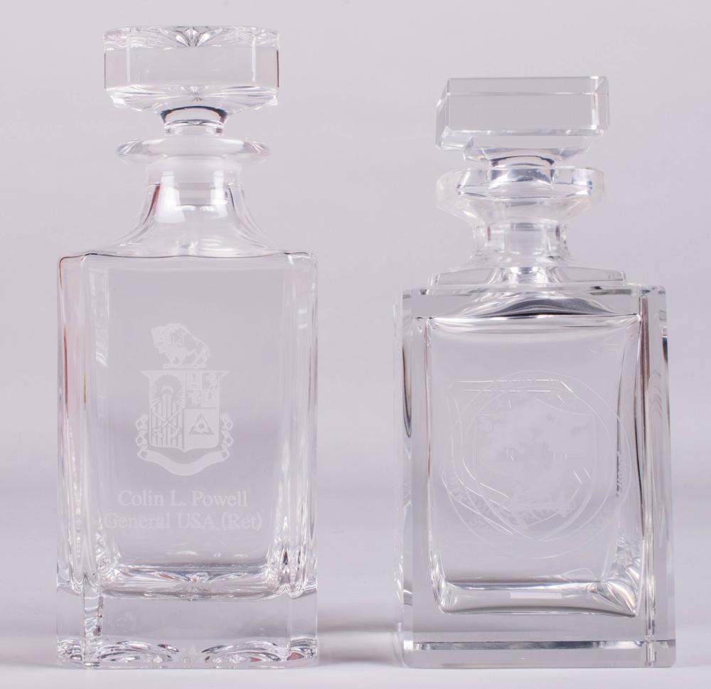 U.S. EUROPEAN COMMAND GLASS DECANTER