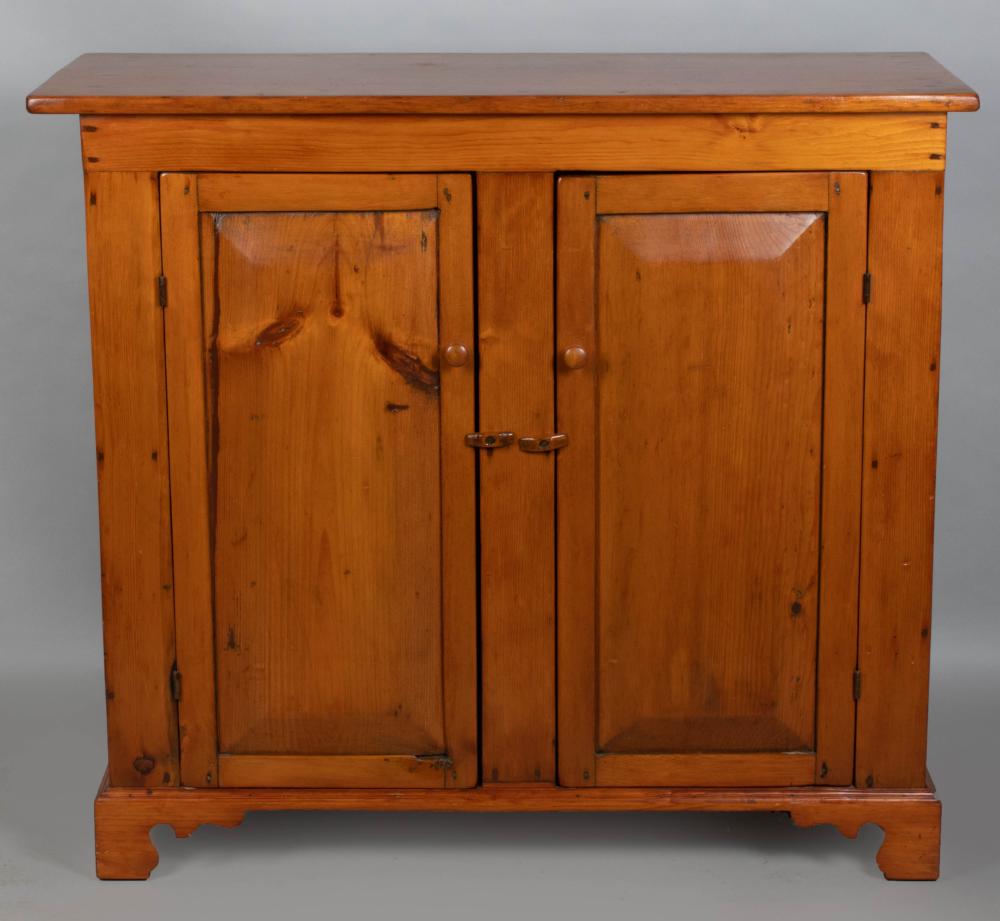 LATE FEDERAL STYLE PINE CABINET,