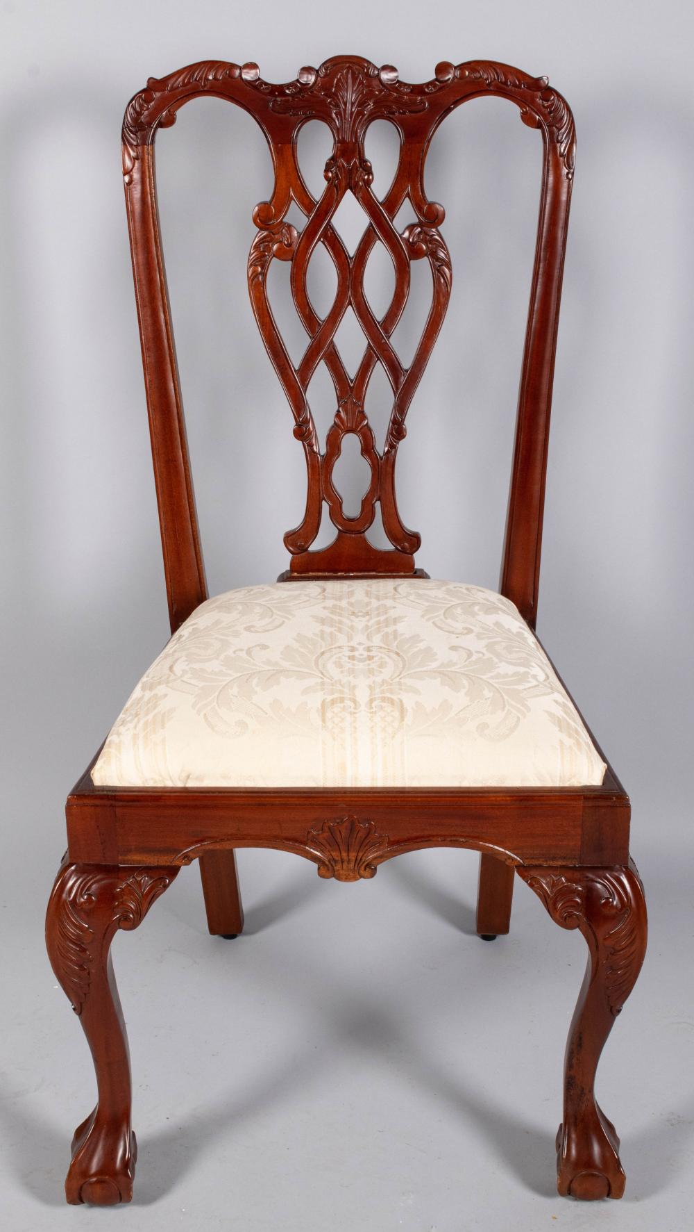 GEORGE III STYLE MAHOGANY SIDE