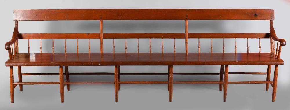 LONG AMERICAN BENCH 19TH CENTURY 33d359