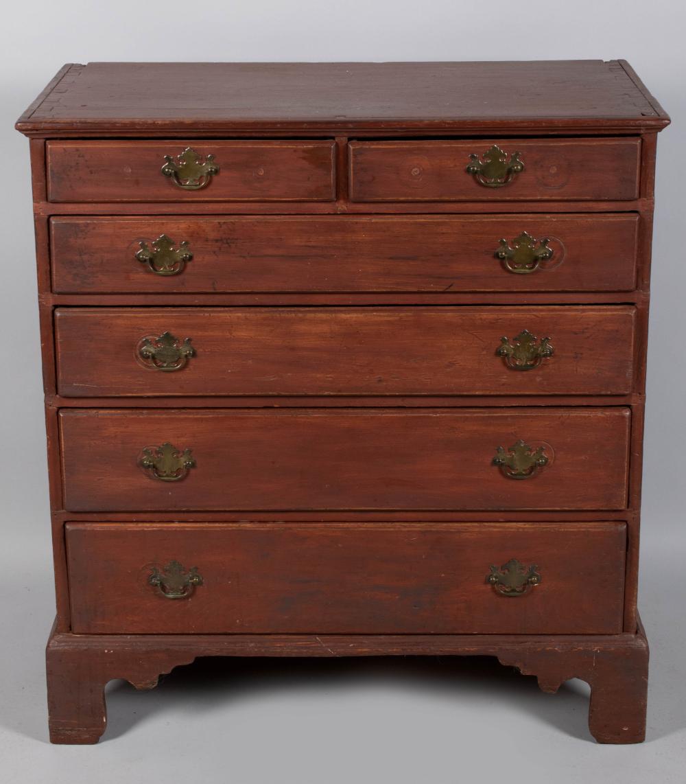 AMERICAN CHIPPENDALE STAINED PINE