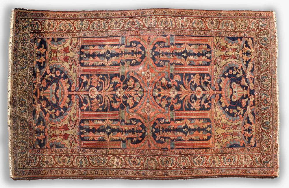 ANTIQUE PERSIAN FEREGHAN HAND KNOTTED 33d3c2