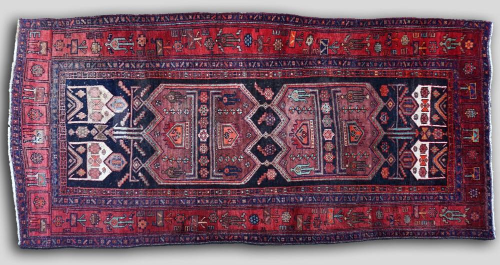 ANTIQUE PERSIAN NAHAVAND HAND KNOTTED 33d3be