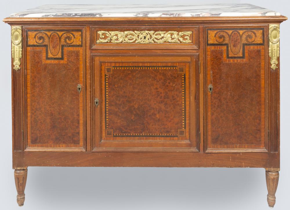 ART DECO STYLE ORMOLU MOLDED INLAID 33d3e4