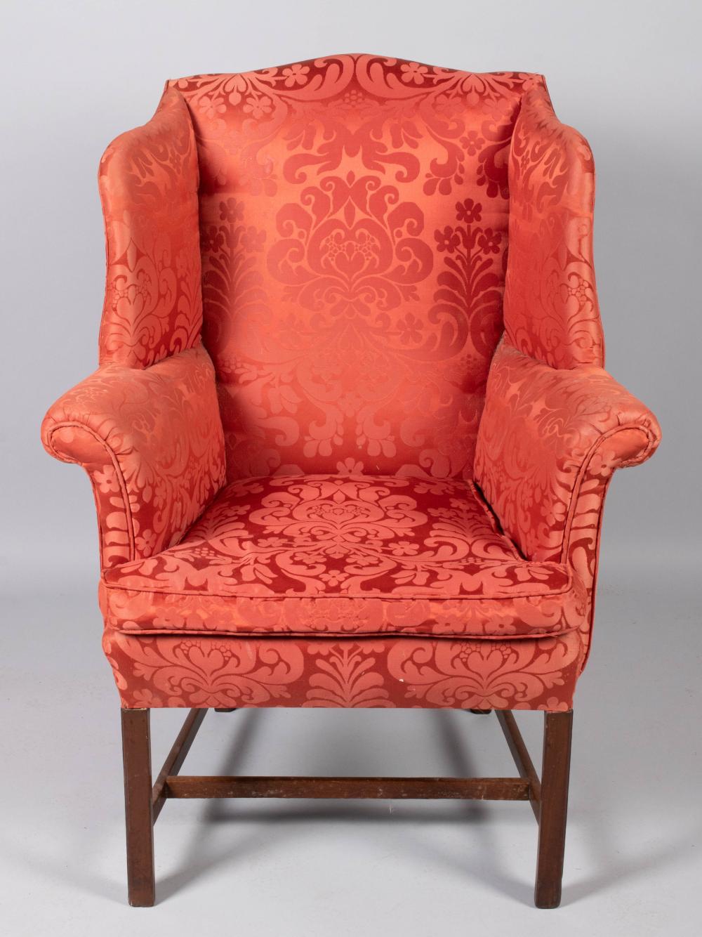 GEORGE III STYLE SMALL WING CHAIR