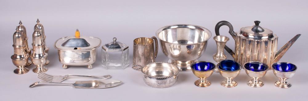 COLLECTION OF ELEGANT SILVERPLATED