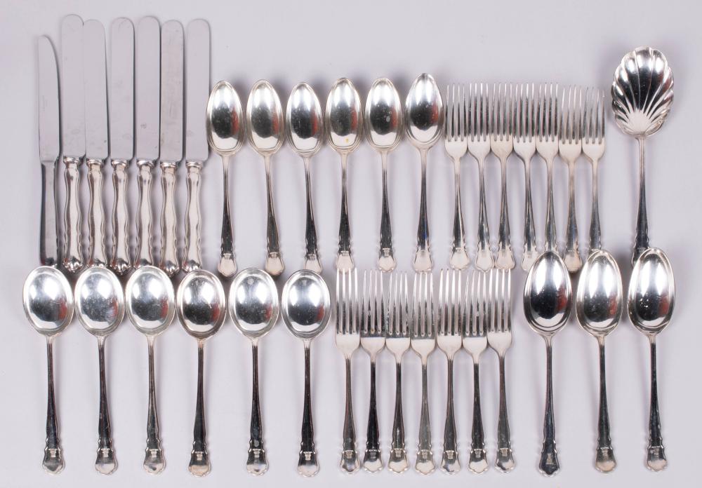 MAPPIN & WEBB SILVERPLATED PART FLATWARE