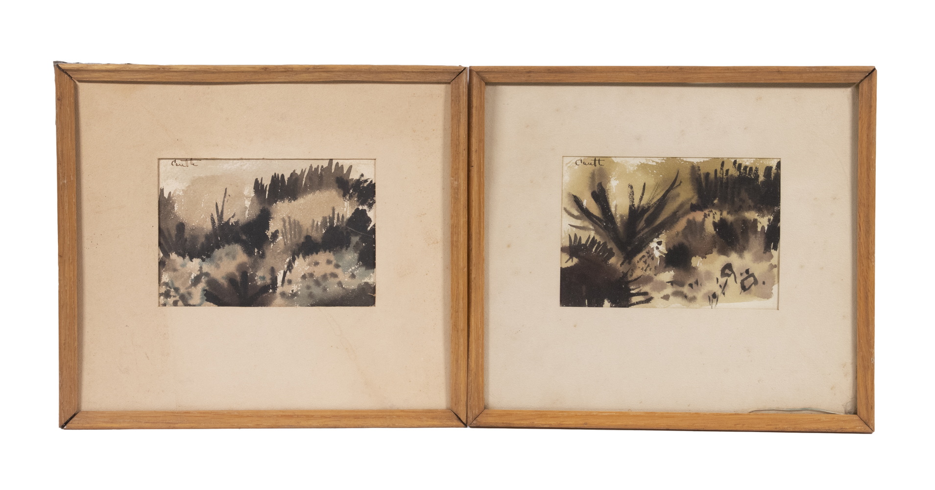 (2) SMALL FRAMED LANDSCAPE WATERCOLORS