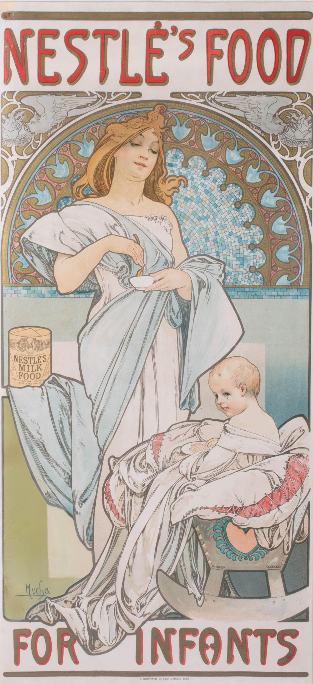 ALPHONSE MUCHA, CZECH 1860-1939, NESTLÉS