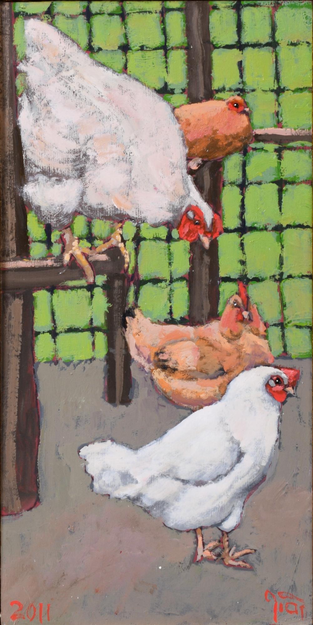 PAINTING OF CHICKENSPAINTING OF