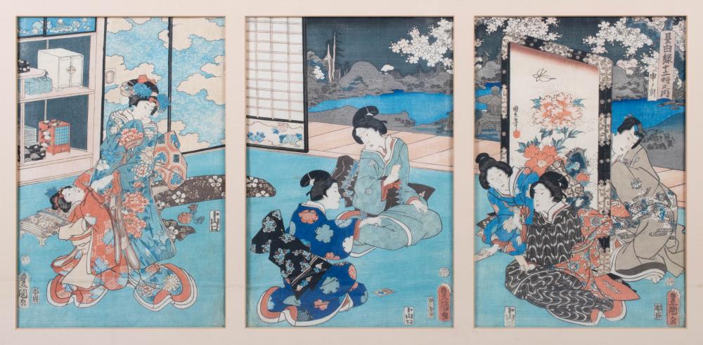 UTAGAWA TOYOKUNI III, JAPANESE 1786-1865,