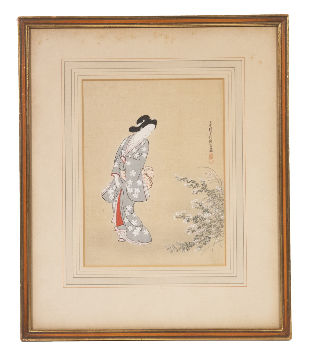 SHUNSEN (JAPAN, 1762-CIRCA 1830) A Woman