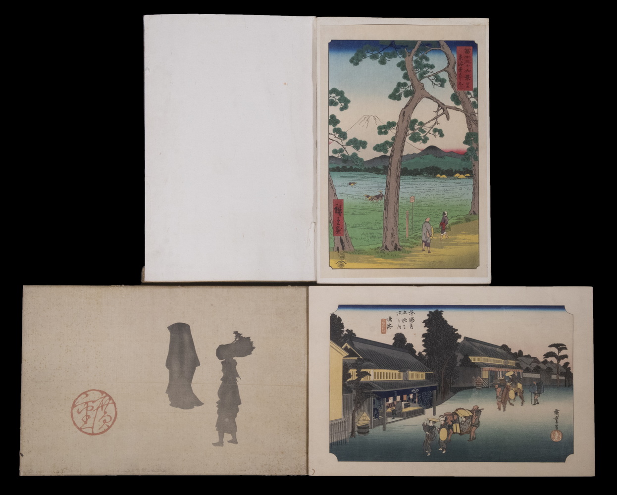  2 20TH C JAPANESE BOOKS OF UTAGAWA 33d67c