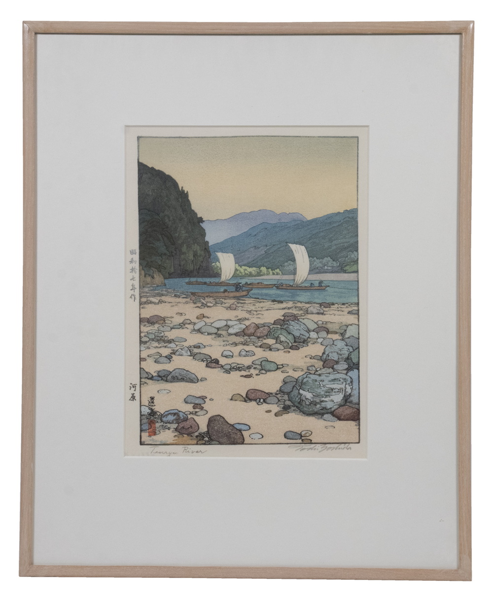 TOSHI YOSHIDA (1911-1995) Kawara (Tenryu