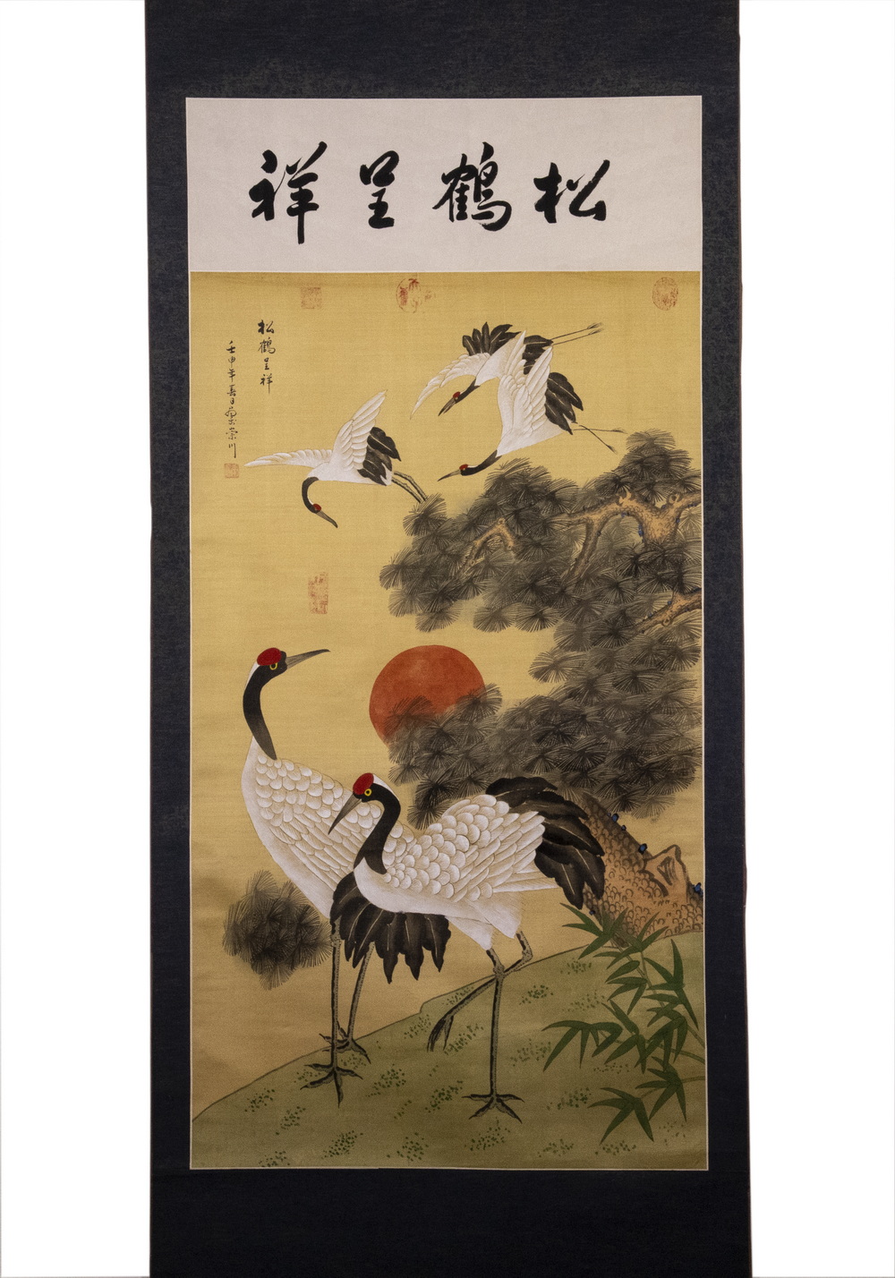 20TH C. JAPANESE PAINTED SCROLL,