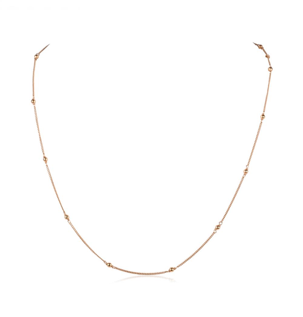 18K YELLOW GOLD CHAIN AND BEAD 33d806