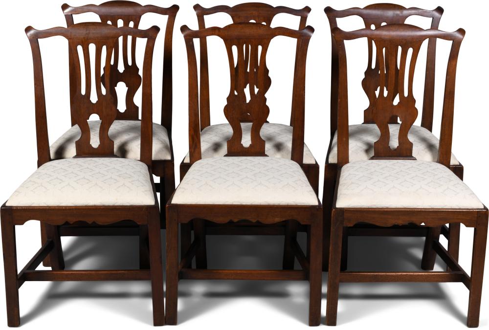 SET OF SIX GEORGE III MAHOGANY 33d881