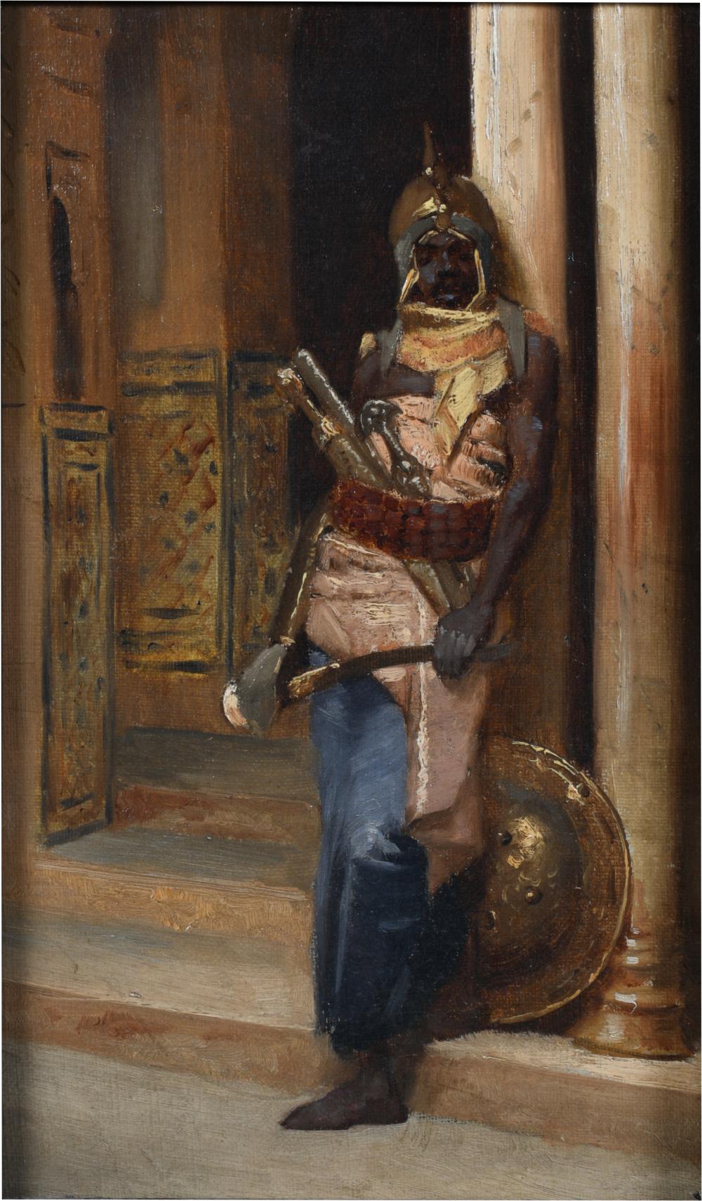 FRENCH SCHOOL, 19TH CENTURY, GUARDING