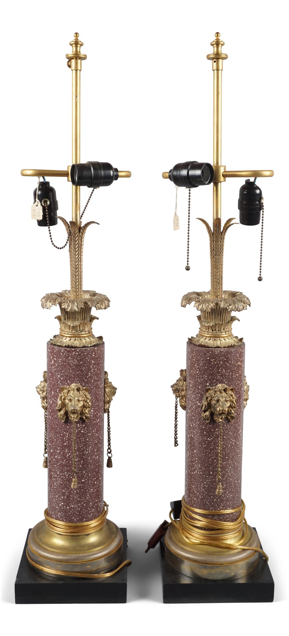 PAIR OF RUPERT HOBBS ORMOLU MOUNTED 33da04