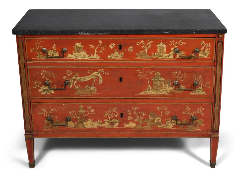 LOUIS XVI STYLE CHINOISERIE DECORATED 33da43