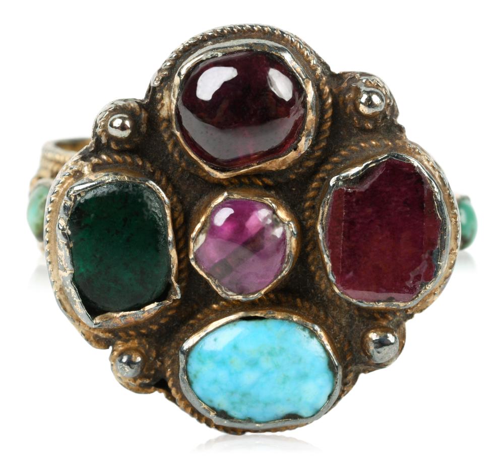 ANTIQUE GOLD GEMSTONE RINGANTIQUE