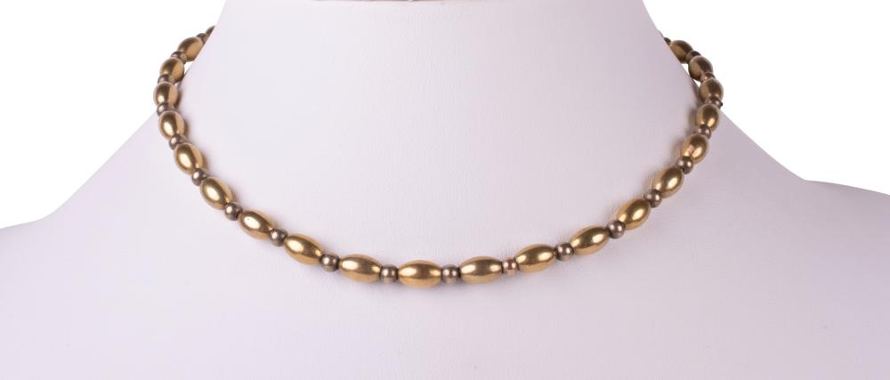 VINTAGE 18K YELLOW GOLD BEADED 33da89