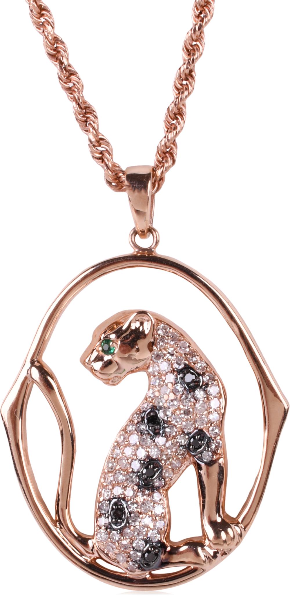 EFFY 14K ROSE GOLD EMERALD AND