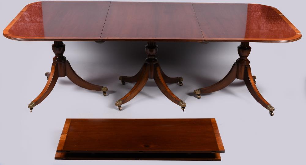 GEORGE III STYLE INLAID MAHOGANY