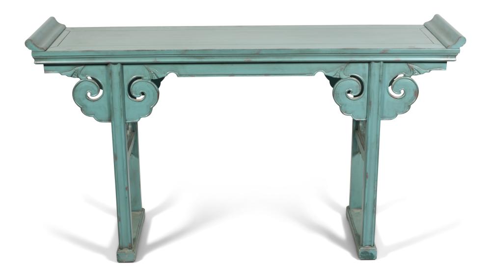 TEAL PAINTED CHINESE STYLE ALTAR 33dbf7