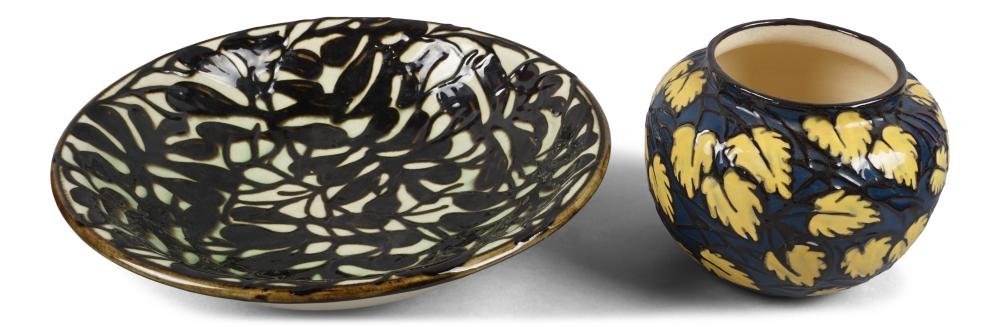 GERMAN VASE AND BOWL DESIGNED BY