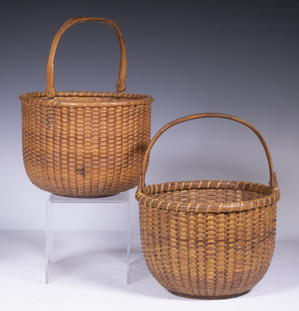 NANTUCKET BASKETS Lot of 2 Virtually 33dc8e