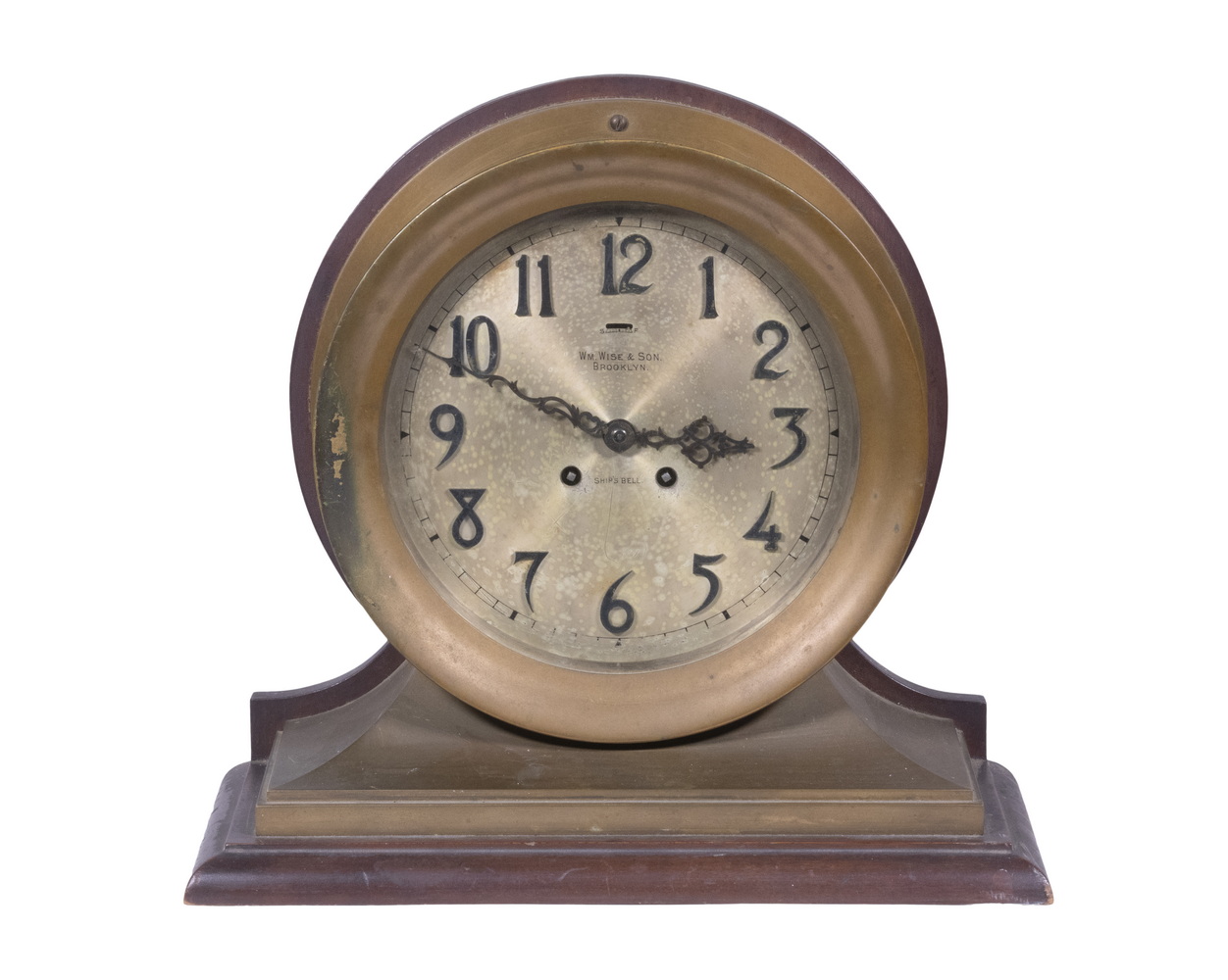 CHELSEA SHIPS BELL CLOCK 8-Day Brass