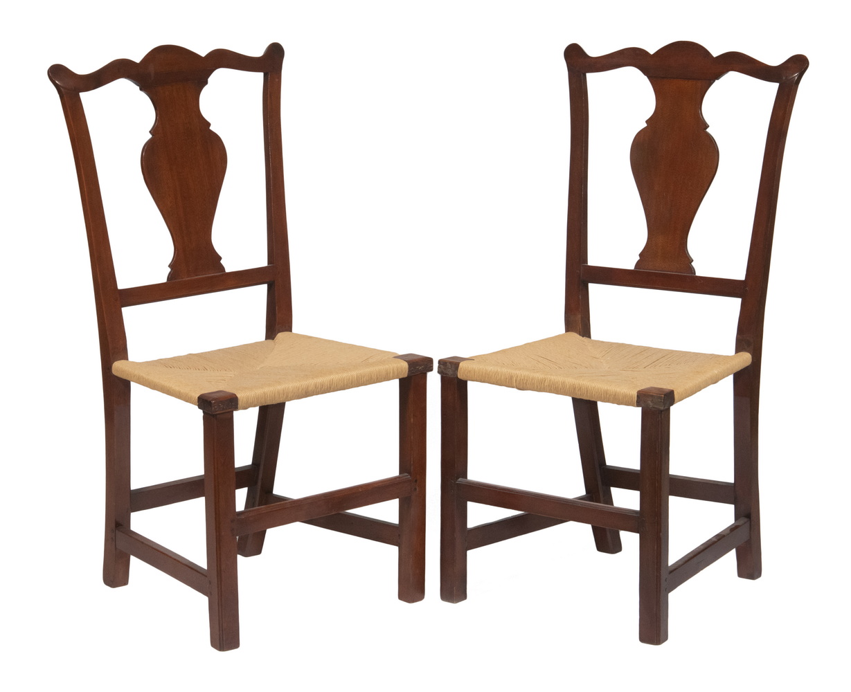 PR COUNTRY CHIPPENDALE SIDE CHAIRS