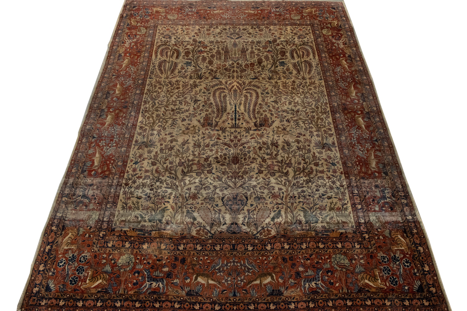 KASHAN PICTORIAL CARPET 8 6 X 33dd29