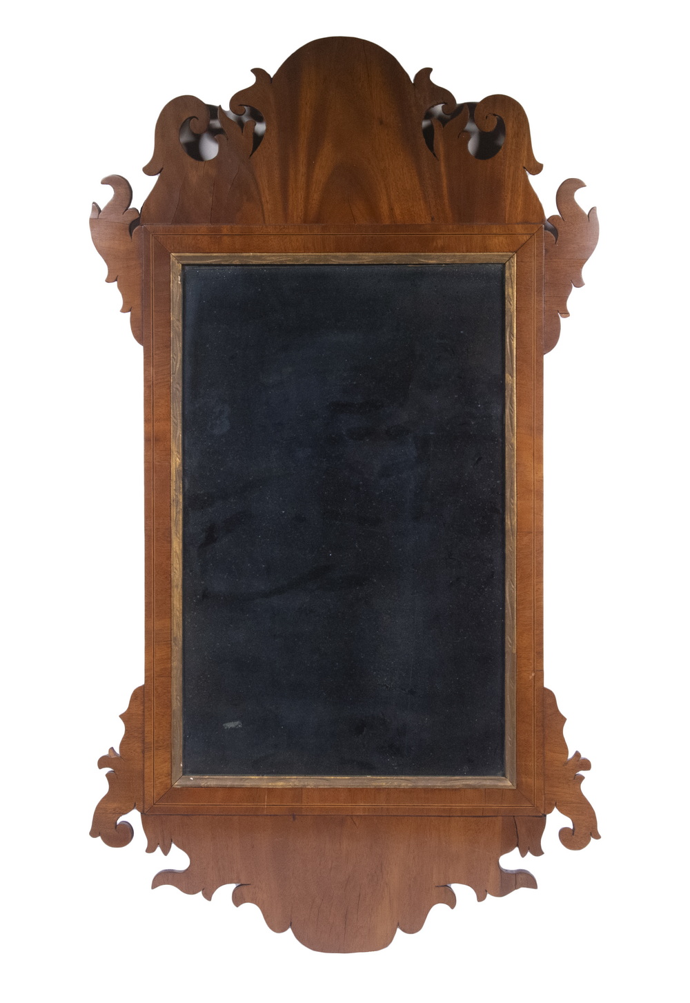 EARLY 19TH C CHIPPENDALE MIRROR 33dd34
