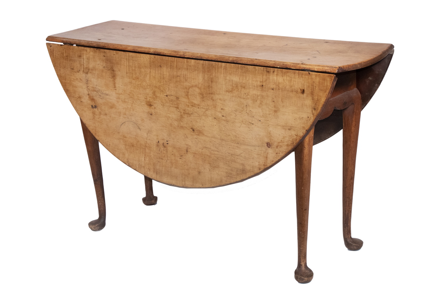 QUEEN ANNE DROP LEAF TABLE 18th 33dd31