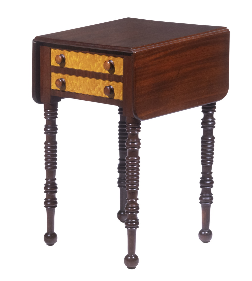 SHERATON DROP LEAF STAND 19th c.