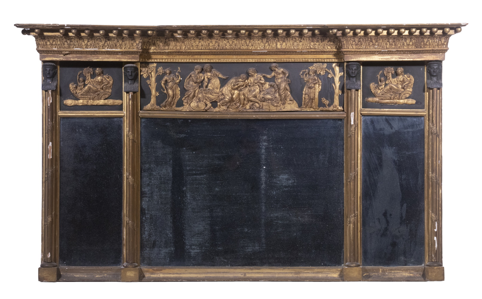 ENGLISH REGENCY PERIOD OVERMANTEL