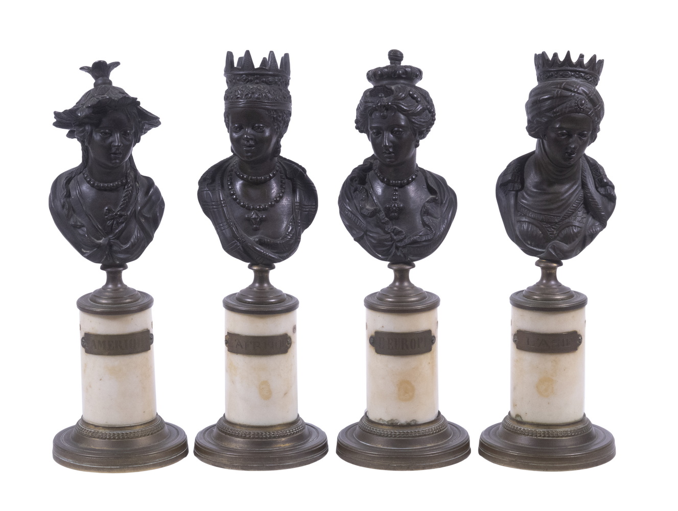 FRENCH BRONZE BUSTS DEPICTING THE 33dda8