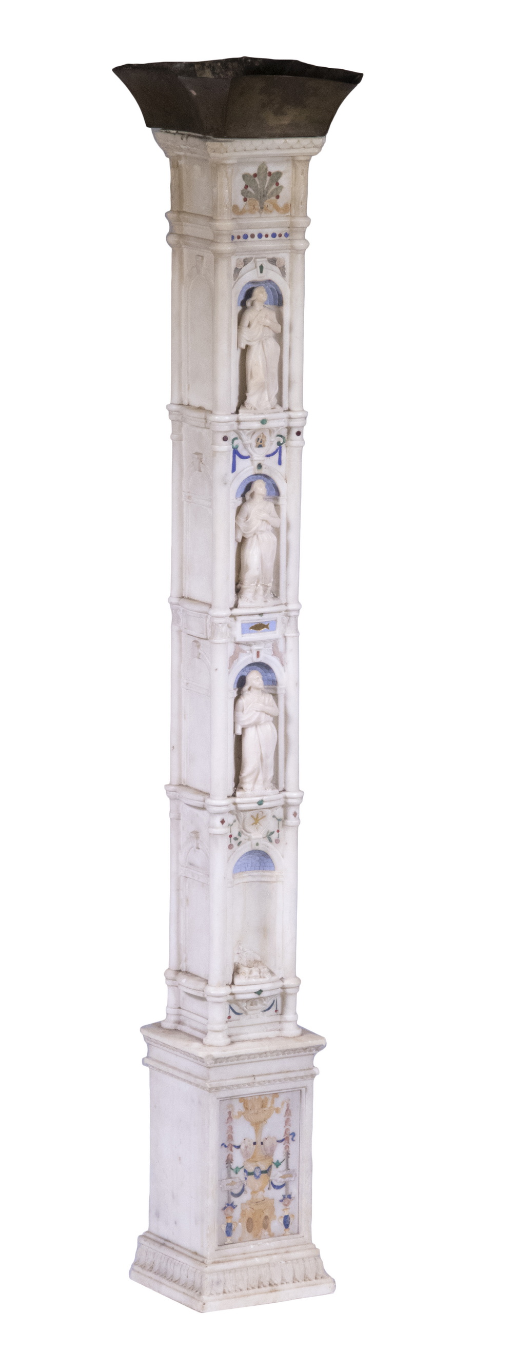 EARLY ITALIAN MARBLE COLUMN WITH 33ddc3