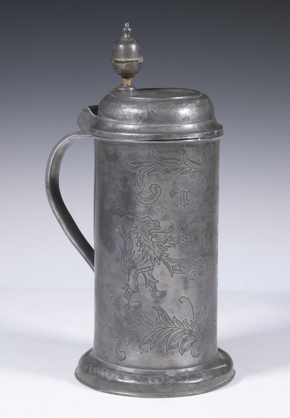 DATED 1760 AUSTRIAN COVERED PEWTER 33ddd0