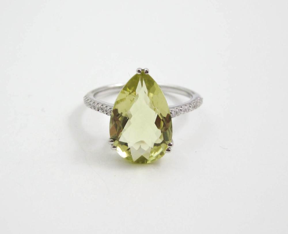 LEMON TOPAZ, DIAMOND AND FOURTEEN