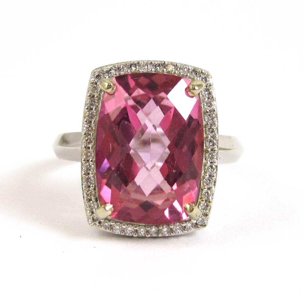 PINK TOPAZ DIAMOND AND FOURTEEN 33de8f