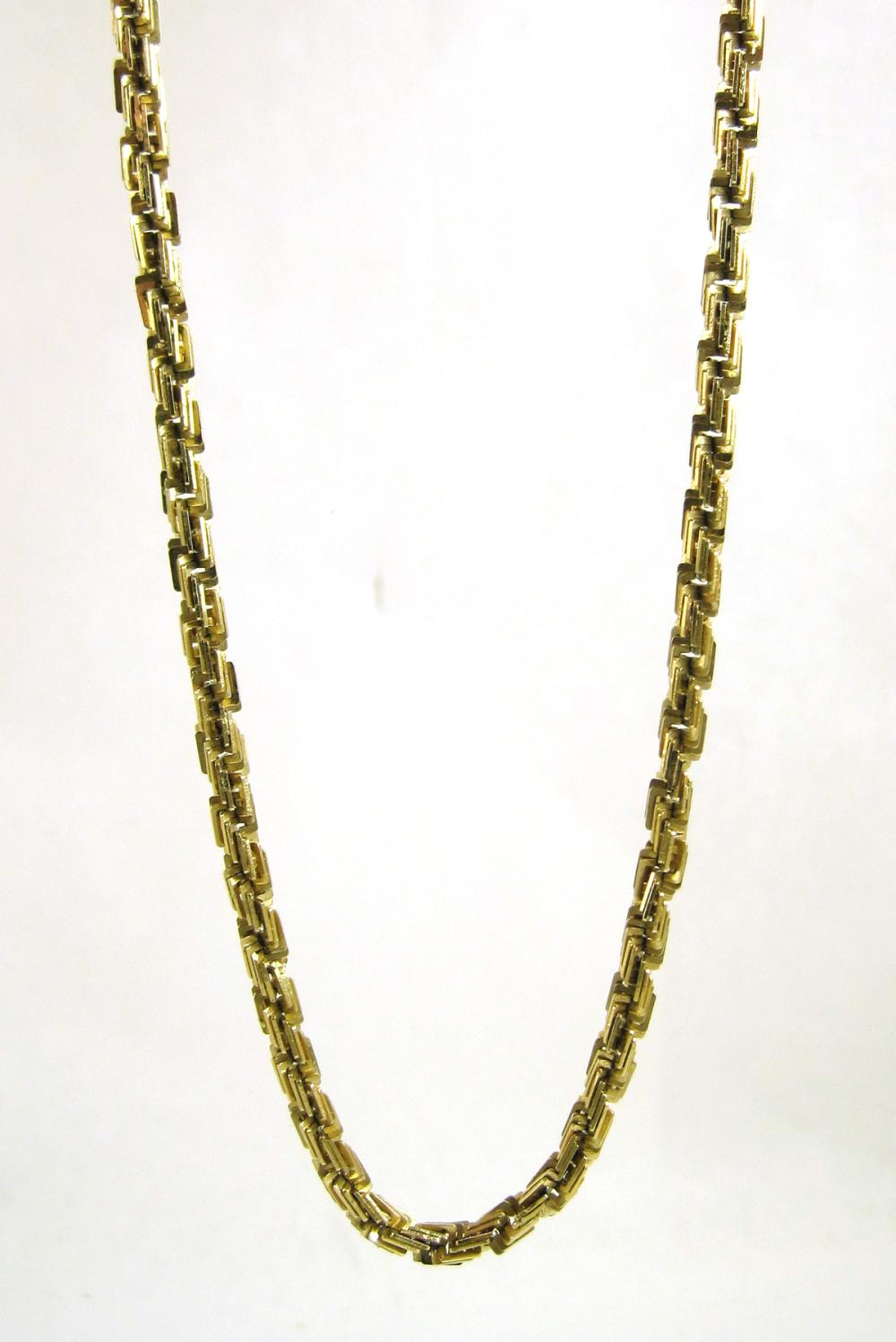 FOURTEEN KARAT GOLD CHAIN NECKLACE,