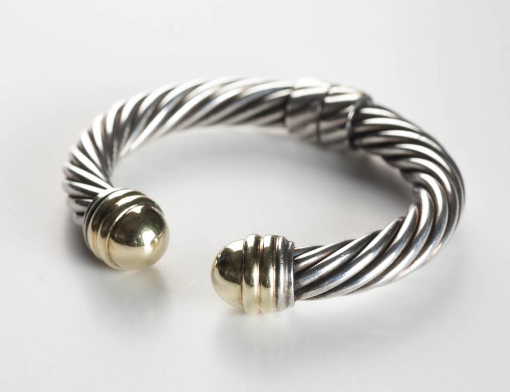 DAVID YURMAN STERLING AND YELLOW