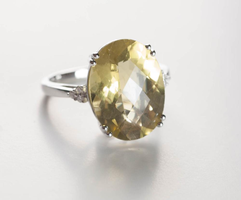 LEMON TOPAZ DIAMOND AND FOURTEEN 33df04