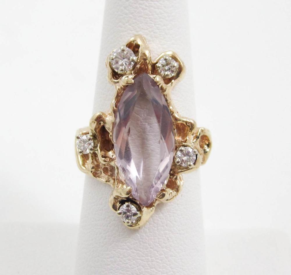 ROSE DE FRANCE AMETHYST AND DIAMOND 33df1c